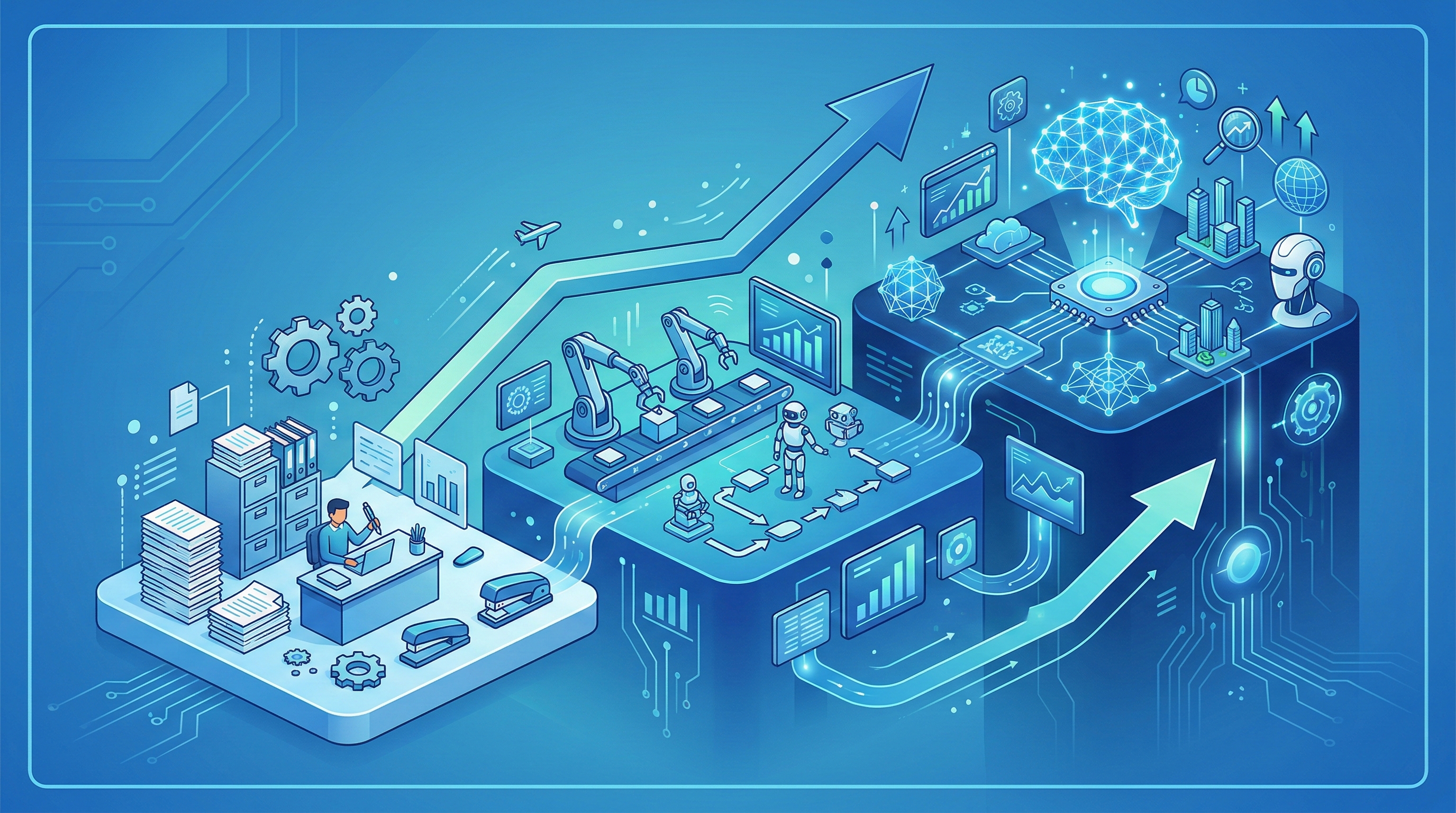Three-horizon automation roadmap