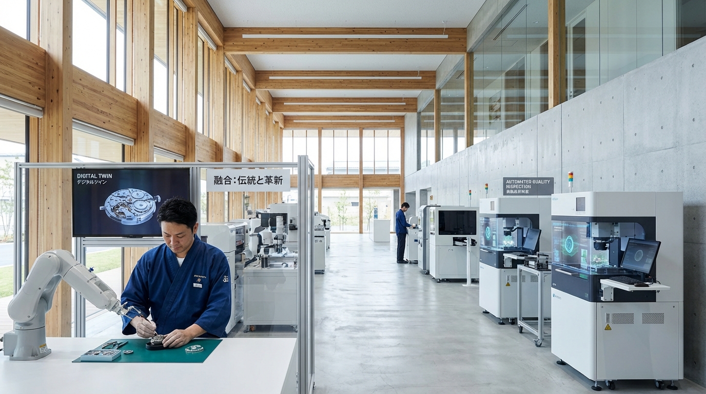 Modern Japanese manufacturing with digital transformation